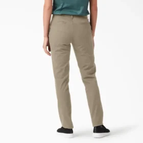 Pantalones ajustados de sarga para mujer