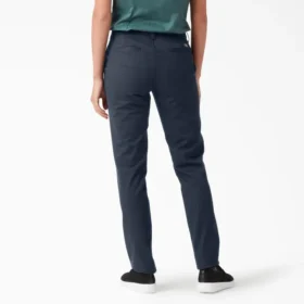 Pantalones ajustados de sarga para mujer