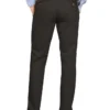 Pantalones caqui de corte ajustado y pierna cónica con frente liso Pantalones caqui de corte ajustado y pierna cónica con frente liso