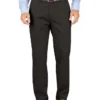 Pantalones caqui de corte relajado, pierna cónica y cintura cómoda Pantalones caqui de corte relajado, pierna cónica y cintura cómoda