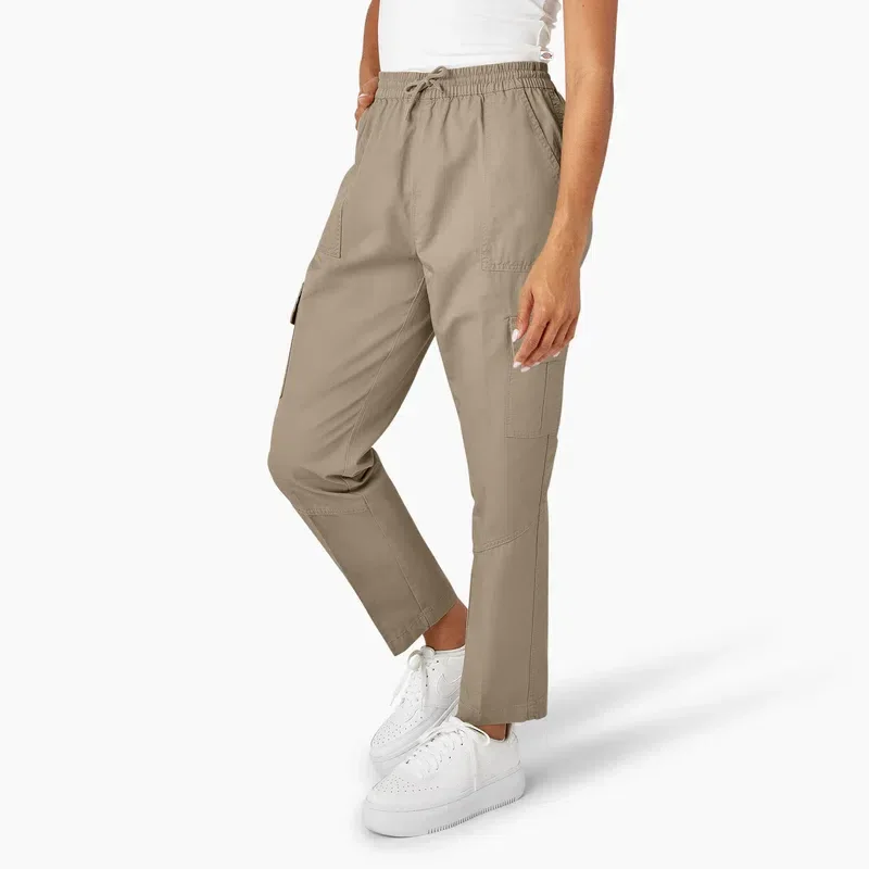 Pantalones cargo con cordón para mujer Pantalones cargo con cordón para mujer