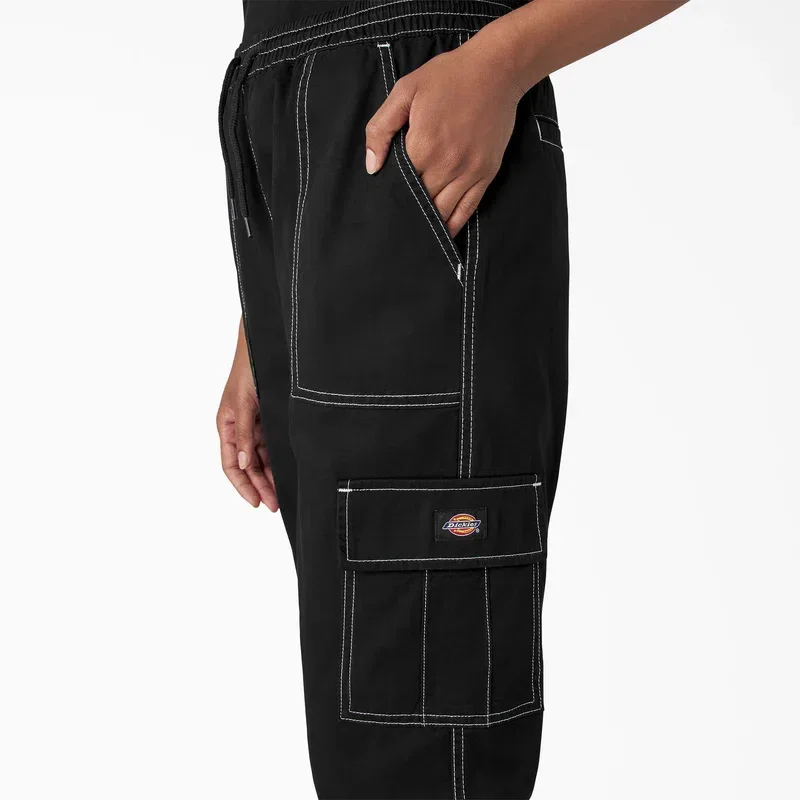 Pantalones cargo con cordón para mujer Pantalones cargo con cordón para mujer