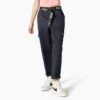Pantalones cargo cortos de corte holgado con costuras en contraste para mujer Pantalones cargo cortos de corte holgado con costuras en contraste para mujer