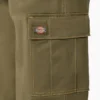 Pantalones cargo cortos de corte holgado con costuras en contraste para mujer Pantalones cargo cortos de corte holgado con costuras en contraste para mujer
