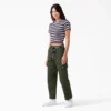 Pantalones cargo cortos de corte holgado para mujer Pantalones cargo cortos de corte holgado para mujer