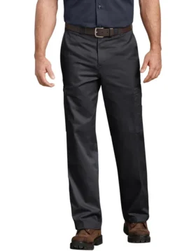 Pantalones cargo de algodón de corte holgado industrial