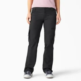 Pantalones cargo de corte recto y ajuste holgado para mujer