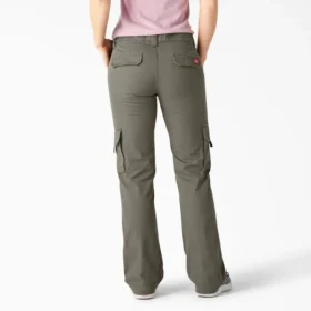 Pantalones cargo de corte recto y ajuste holgado para mujer
