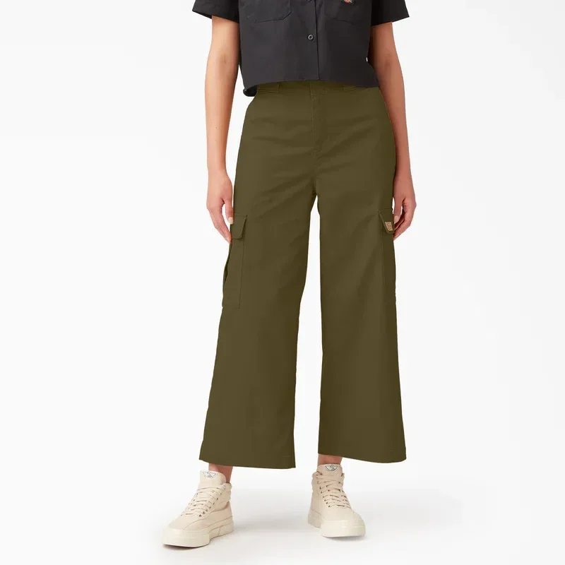 Pantalones cargo de corte regular para mujer Pantalones cargo de corte regular para mujer