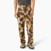 Pantalones cargo de lona con estampado de camuflaje