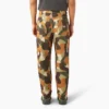Pantalones cargo de lona con estampado de camuflaje