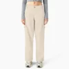 Pantalones cargo de lona de algodón para mujer con corte holgado Pantalones cargo de lona de algodón para mujer con corte holgado