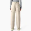 Pantalones cargo de lona de algodón para mujer con corte holgado Pantalones cargo de lona de algodón para mujer con corte holgado