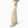 Pantalones cargo de lona de algodón para mujer con corte holgado Pantalones cargo de lona de algodón para mujer con corte holgado