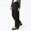 Pantalones cargo de lona de algodón para mujer con corte holgado Pantalones cargo de lona de algodón para mujer con corte holgado