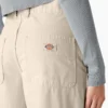 Pantalones cargo de lona de algodón para mujer con corte holgado Pantalones cargo de lona de algodón para mujer con corte holgado