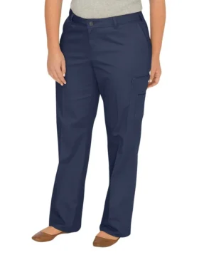 Pantalones cargo de pierna recta y corte holgado para mujer