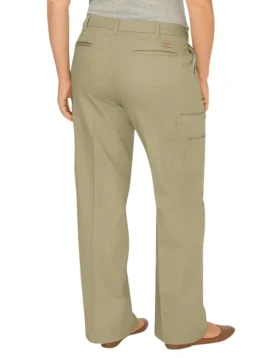 Pantalones cargo de pierna recta y corte holgado para mujer