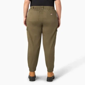 Pantalones cargo de talle alto para mujer talla grande