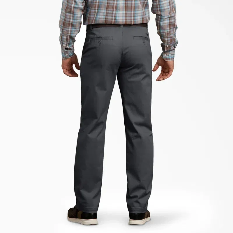 Pantalones chinos lavados de corte cónico regular con cintura activa de la serie X de Dickies Pantalones chinos lavados de corte cónico regular con cintura activa de la serie X de Dickies