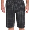 Pantalones cortos a cuadros de 13″ con corte regular y bolsillos multiuso Pantalones cortos a cuadros de 13″ con corte regular y bolsillos multiuso