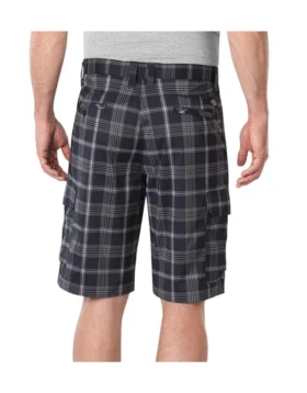 Pantalones cortos cargo a cuadros de corte holgado Performance Flex de 11 pulgadas