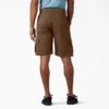 Pantalones cortos cargo de algodón de 11 pulgadas con corte holgado y elástico Pantalones cortos cargo de algodón de 11 pulgadas con corte holgado y elástico