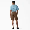Pantalones cortos cargo de algodón de 11 pulgadas con corte holgado y elástico Pantalones cortos cargo de algodón de 11 pulgadas con corte holgado y elástico