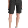 Pantalones cortos cargo de algodón de corte holgado de 11 pulgadas para mujer Pantalones cortos cargo de algodón de corte holgado de 11 pulgadas para mujer