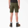 Pantalones cortos cargo de corte ajustado y refrescantes para mujer, 10″