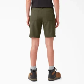 Pantalones cortos cargo de corte ajustado y refrescantes para mujer, 10″