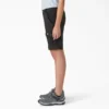 Pantalones cortos cargo de corte ajustado y refrescantes para mujer, 10″