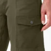 Pantalones cortos cargo de corte ajustado y refrescantes para mujer, 10″