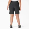 Pantalones cortos cargo de corte ajustado y refrescantes para mujer, talla grande, 10″