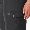 Pantalones cortos cargo de corte ajustado y refrescantes para mujer, talla grande, 10″