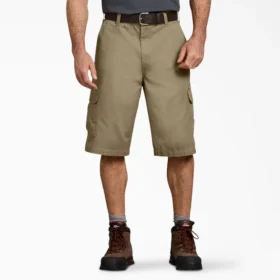 Pantalones cortos cargo de corte holgado, 13″