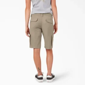 Pantalones cortos cargo de corte holgado para mujer, 11″