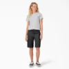 Pantalones cortos cargo de corte holgado para mujer, 11″ Pantalones cortos cargo de corte holgado para mujer, 11″
