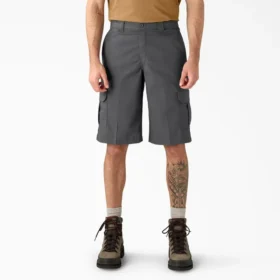 Pantalones cortos cargo Flex de corte holgado, 13″