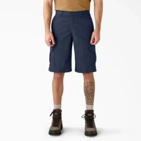 Pantalones cortos cargo Flex de corte holgado, 13″
