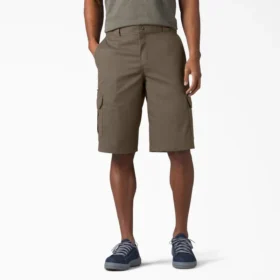 Pantalones cortos cargo Flex de corte holgado, 13″