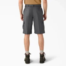 Pantalones cortos cargo Flex de corte holgado, 13″