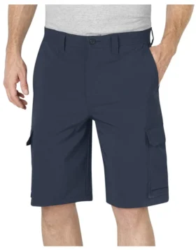 Pantalones cortos cargo Performance Flex de 11″ con corte holgado y tejido bielástico