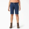 Pantalones cortos de carpintero de corte holgado para mujer, 28 cm Pantalones cortos de carpintero de corte holgado para mujer, 28 cm
