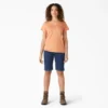Pantalones cortos de carpintero de corte holgado para mujer, 28 cm Pantalones cortos de carpintero de corte holgado para mujer, 28 cm