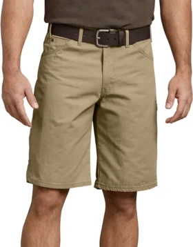 Pantalones cortos de carpintero de corte holgado y tejido ripstop, 11″