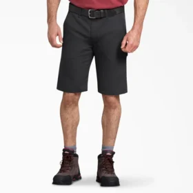 Pantalones cortos de carpintero de lona de ajuste regular Flex, 11″
