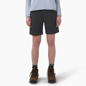Pantalones cortos de carpintero de lona para mujer, 7″