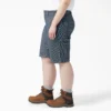 Pantalones cortos de carpintero de rayas Hickory para mujer talla grande