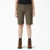 Pantalones cortos de carpintero Duck de corte holgado para mujer, 11 pulgadas Pantalones cortos de carpintero Duck de corte holgado para mujer, 11 pulgadas